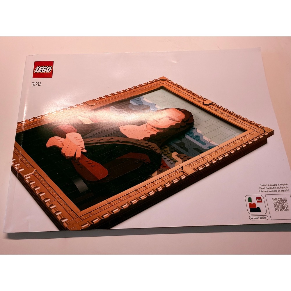 LEGO Art Mona Lisa 31213 Instruction Manual Building Guide Only 2024